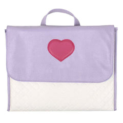 Quick Baby Change Coração em Couro Personalizado