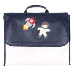 Quick Baby Change Astronauta em Couro Personalizado