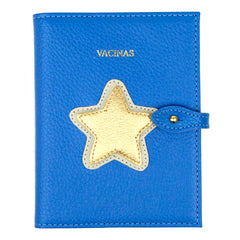 Porta Mini Cartão de Vacina - Modelo Einstein Estrela em Couro Personalizado