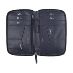 Carteira de Viagem Miami para 6 Passaporte Marinho Liso Pronta Entrega