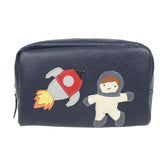 Necessaire Astronauta M em Couro Personalizado