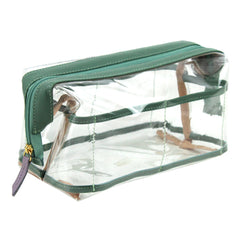 Necessaire Jasmin M em Couro e Vinil Personalizada