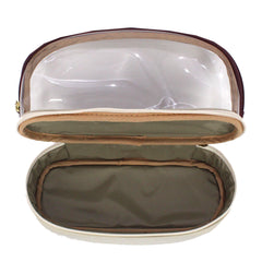 Necessaire Elis de Couro e Vinil Personalizada