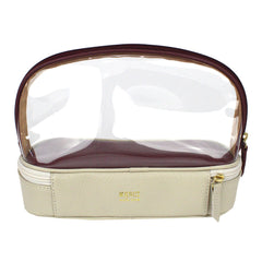 Necessaire Elis de Couro e Vinil Personalizada