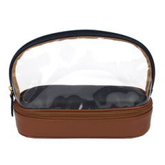 Necessaire Elis de Couro e Vinil Personalizada