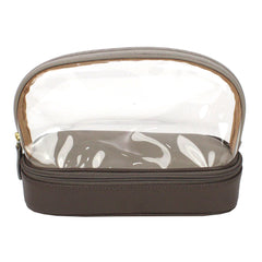 Necessaire Elis de Couro e Vinil Personalizada