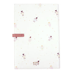 Porta Cartão de Vacina Estampa Fadinha + Caderneta de Saúde Impressa em Couro Personalizado