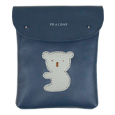 Porta Fralda Little Koala em Couro Personalizada