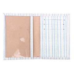 Porta Identidade Estampa Listrado Pontilhado em Couro Personalizado