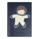 Porta Identidade Astronauta em Couro Personalizado