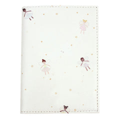 Porta Passaporte Estampa Fadinha em Couro Personalizado