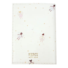 Porta Passaporte Estampa Fadinha em Couro Personalizado