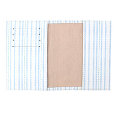 Porta Passaporte Estampa Listrado Pontilhado em Couro Personalizado