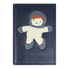 Porta Passaporte Astronauta em Couro Personalizado