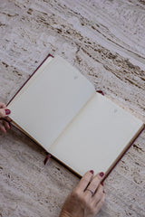 Planner My Days 2026 com Hotstamping Orquídea em Couro Personalizado