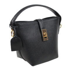 Bolsa Domenica Preto Liso Pronta Entrega