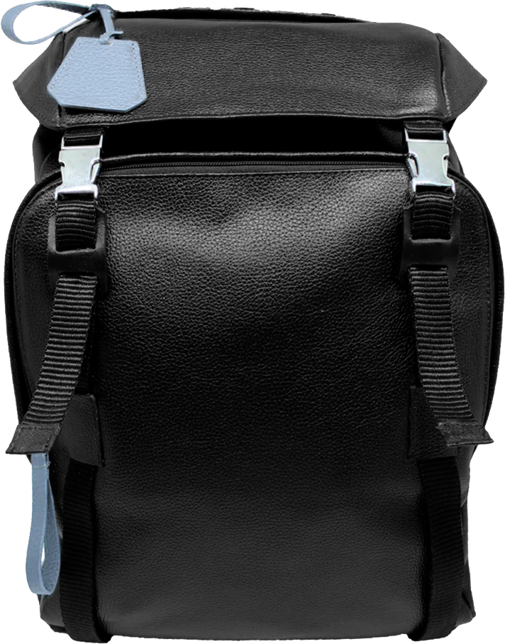 Mochila Dubai Preto Liso com Chumbo Pronta Entrega
