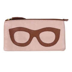 Porta Óculos Lunettes Rose Liso com Caramelo Liso Pronta Entrega