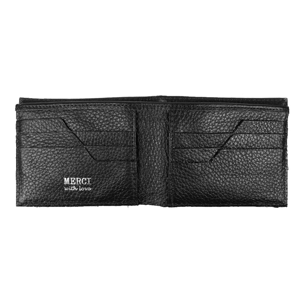 Carteira Masculina Louis Preto Liso Pronta Entrega