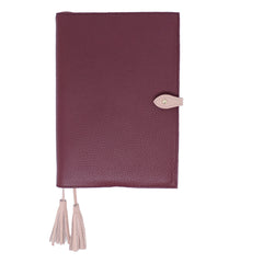 Agenda G 2025 Burgundy Liso com Rose Liso Pronta Entrega