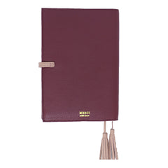 Agenda G 2025 Burgundy Liso com Rose Liso Pronta Entrega
