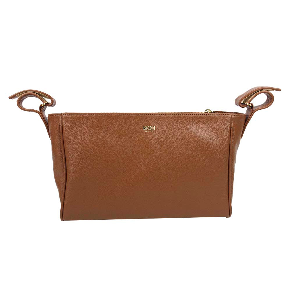 Bolsa Carrinho Cavalo Joca Caramelo Liso com Fendi e Sky Pronta Entrega