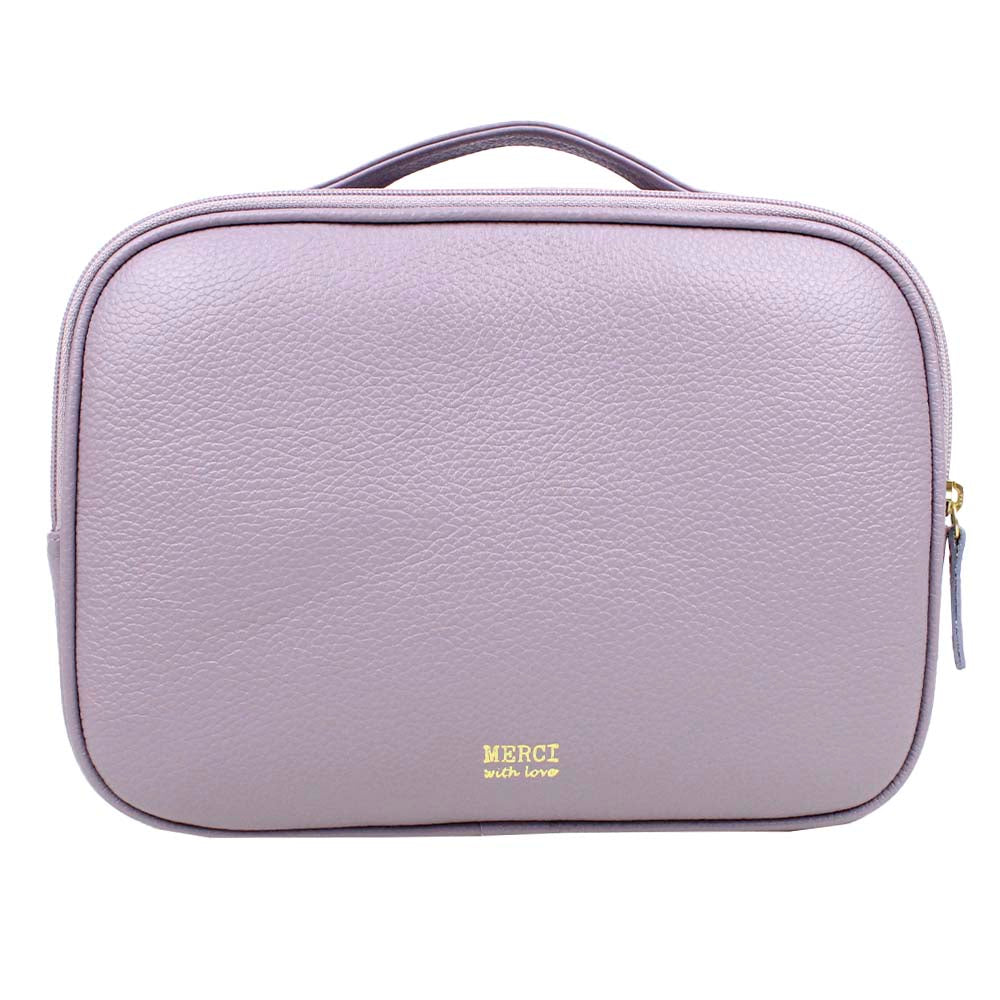 Bolsa de Bebê Mini Bordado Muguet em Couro Personalizada