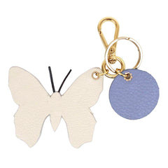 Chaveiro Borboleta Off White Liso com Sky Pronta Entrega