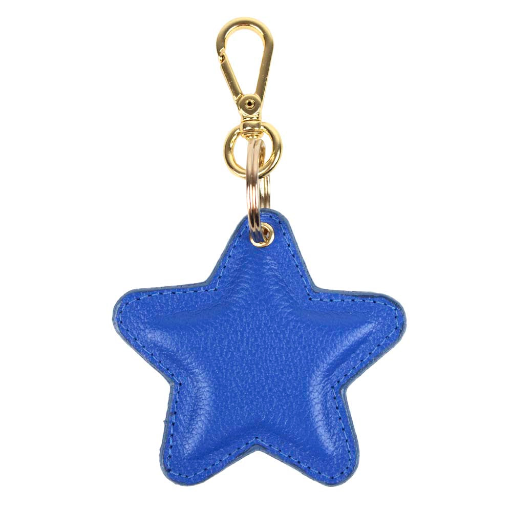 Chaveiro Estrela Azul Cobalto Pronta Entrega