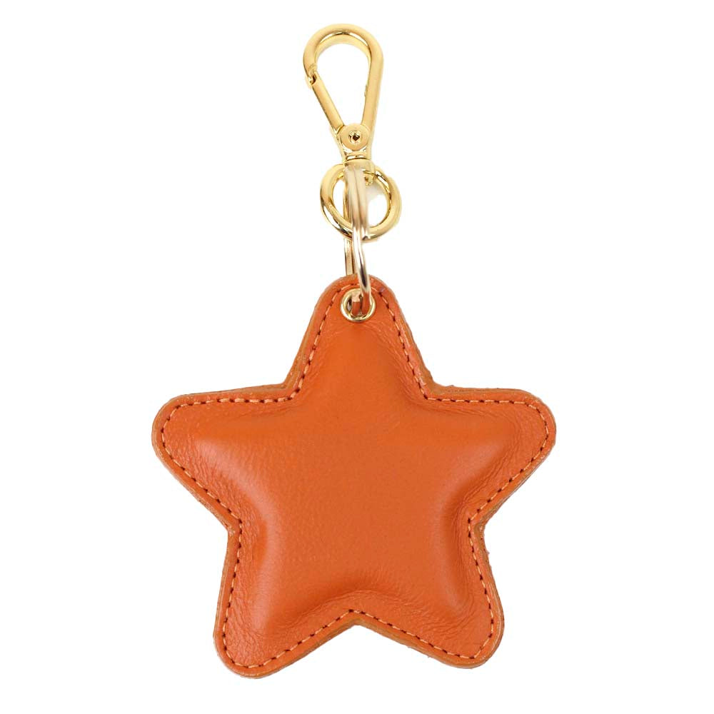 Chaveiro Estrela Tangerina Liso Pronta Entrega
