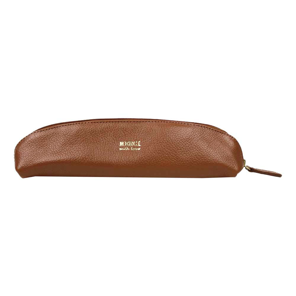 Estojo Eloah Caramelo Liso Pronta Entrega