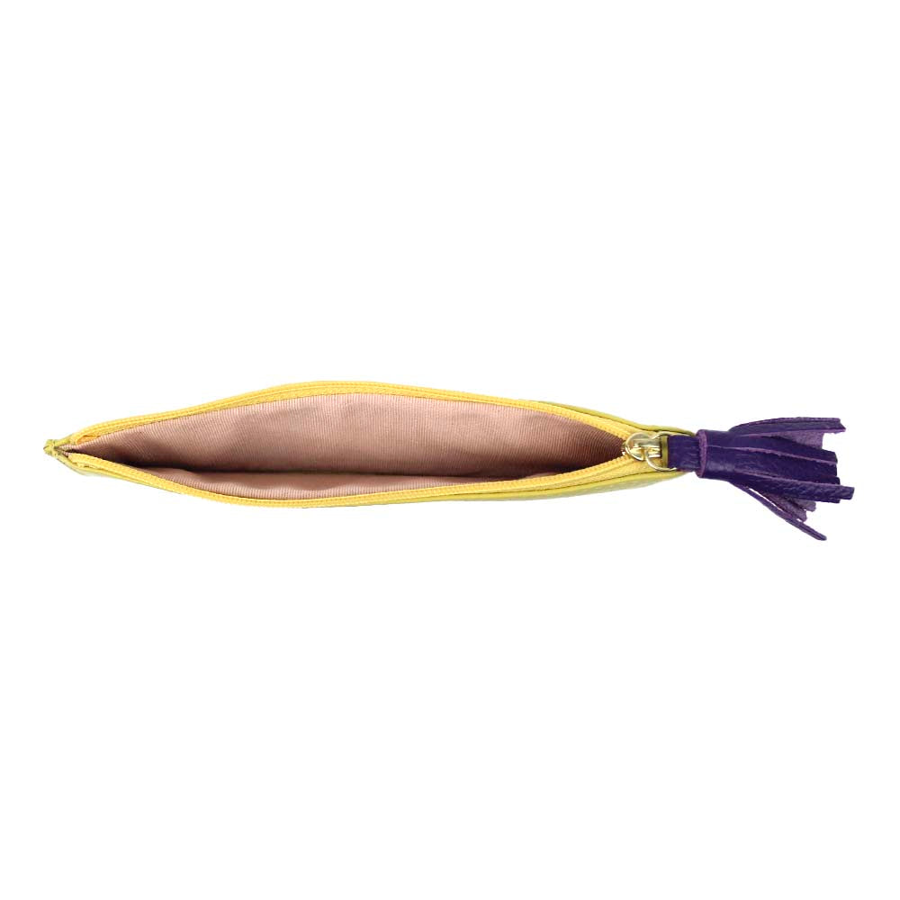 Estojo Lya Lima Liso com Purple Pronta Entrega