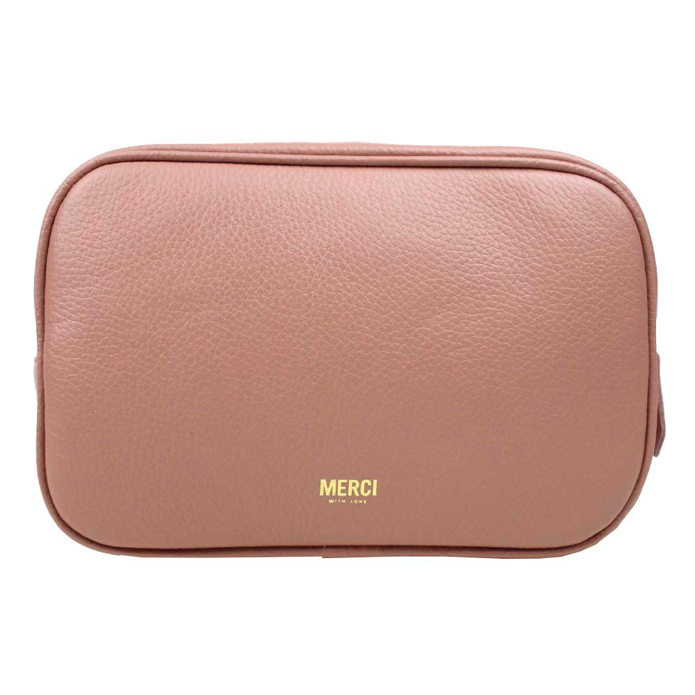 Necessaire Anne Beach Le Jardin em Couro e Vinil Personalizada