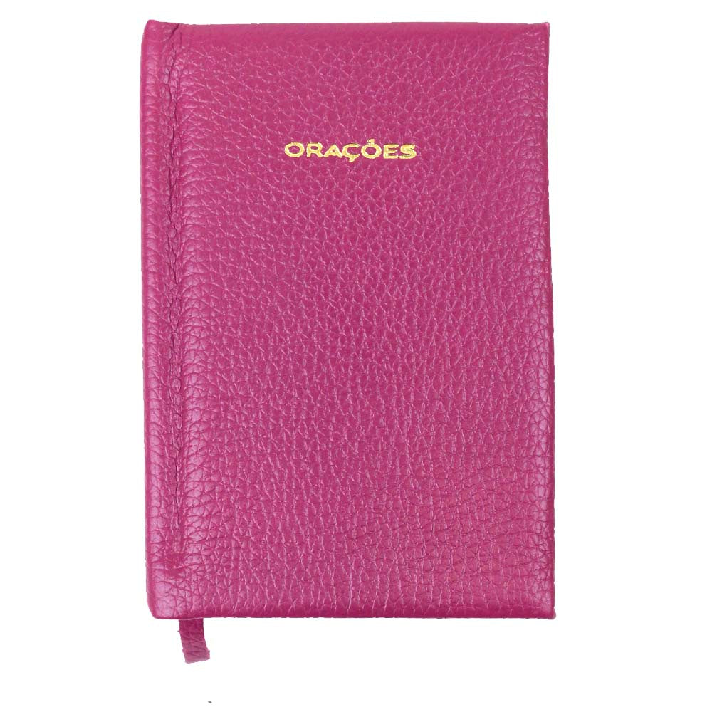 Livrinho de Orações Fúcsia Liso Pronta Entrega