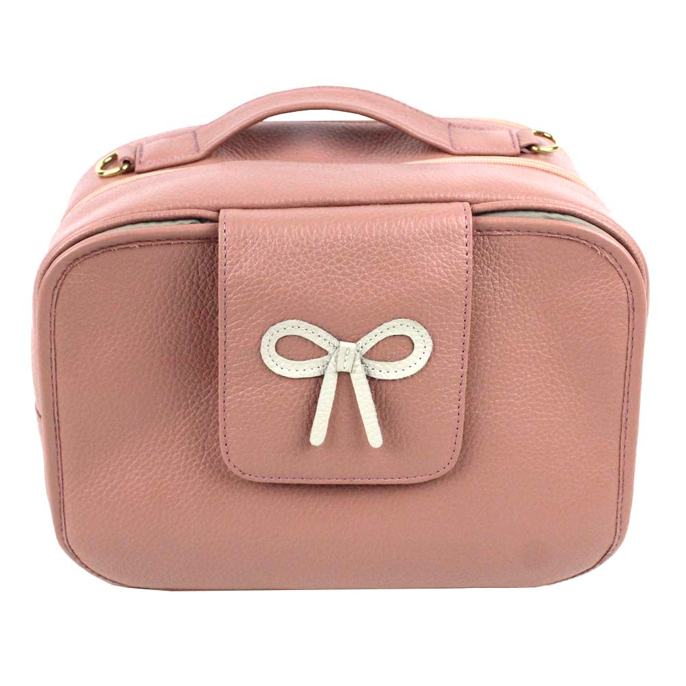 Bolsa de Bebê Mini Laço Rococó em Couro