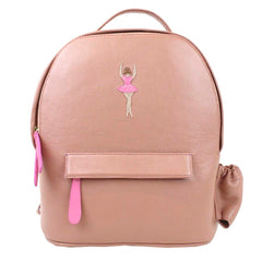 Mochila M Ballet em Couro Personalizada