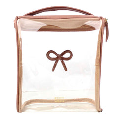 Necessaire Mami Laço Rococó Algodão Doce Liso Pronta Entrega