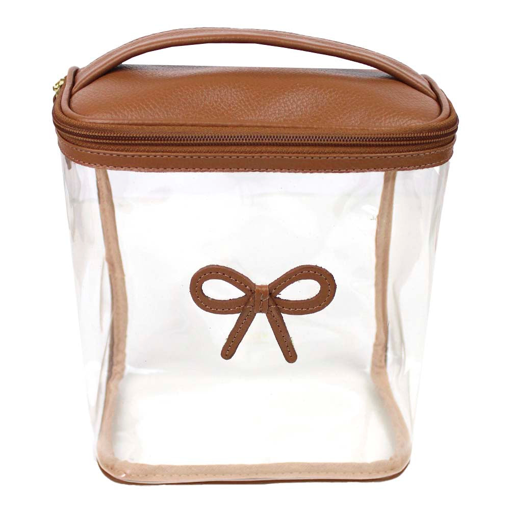 Necessaire Mami Laço Rococó Caramelo Liso Pronta Entrega