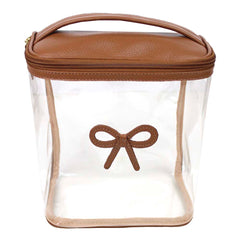Necessaire Mami Laço Rococó Caramelo Liso Pronta Entrega