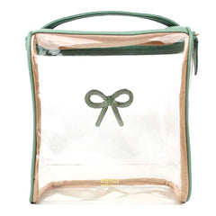 Necessaire Mami Laço Rococó Menta Liso Pronta Entrega