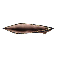 Necessaire + Porta Passaporte 2 Marinho Liso com Caramelo Liso Pronta Entrega