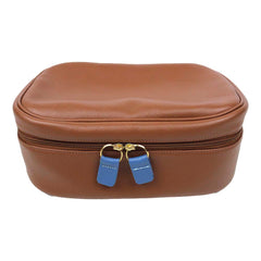 Necessaire Aurora G Caramelo Liso com Beach Pronta Entrega