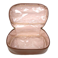 Necessaire Aurora G Caramelo Liso com Beach Pronta Entrega