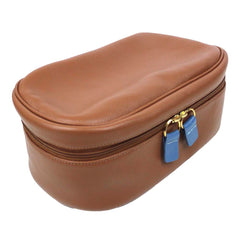 Necessaire Aurora G Caramelo Liso com Beach Pronta Entrega