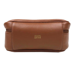 Necessaire Aurora G Caramelo Liso com Beach Pronta Entrega
