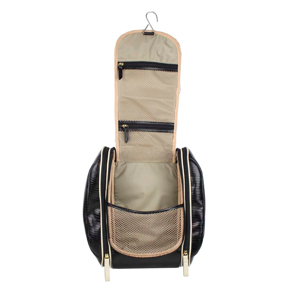 Necessaire Bruna Preto Paris com Off White Lesard Pronta Entrega