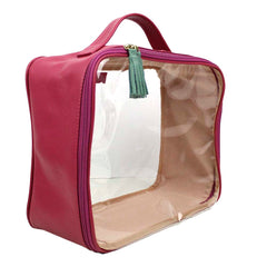 Necessaire Crystal G Chiclete com Jade Pronta Entrega