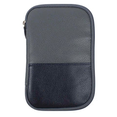 Necessaire Dental Masculina Chumbo com Marinho Liso Pronta Entrega