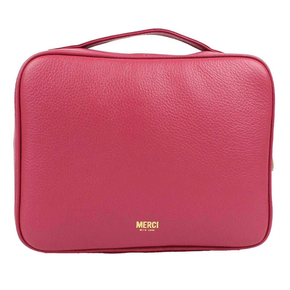 Necessaire Esmalte P Chiclete com Off White Liso Pronta Entrega