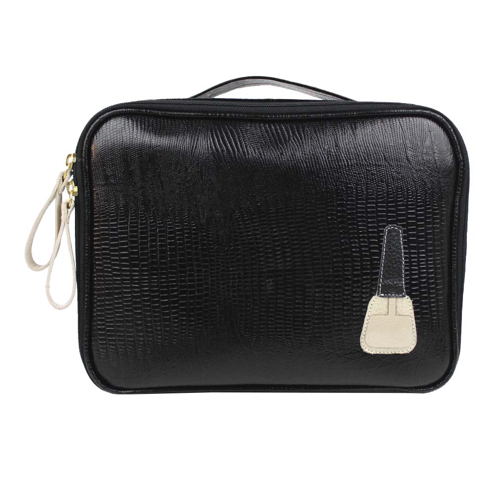 Necessaire Esmalte P Preto Paris com Off White Lesard Pronta Entrega